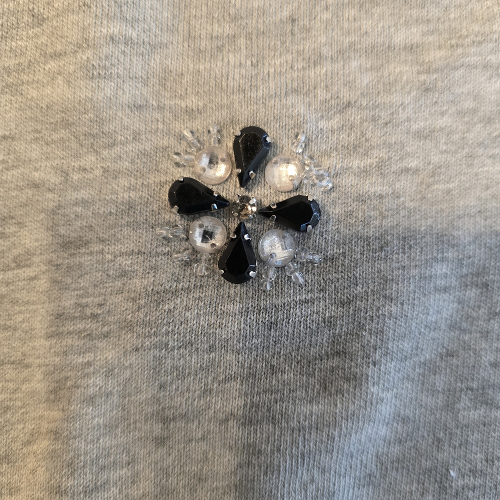 Saks Fifth Avenue Black Label Gray Knit Top - Picture 4 of 8